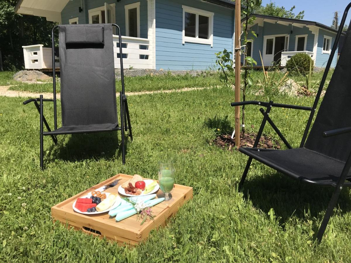 Domek Caloroczny Na Wylacznosc Niebieska Osada Nad Gorskim Potokiem Stary Waliszow 外观 照片