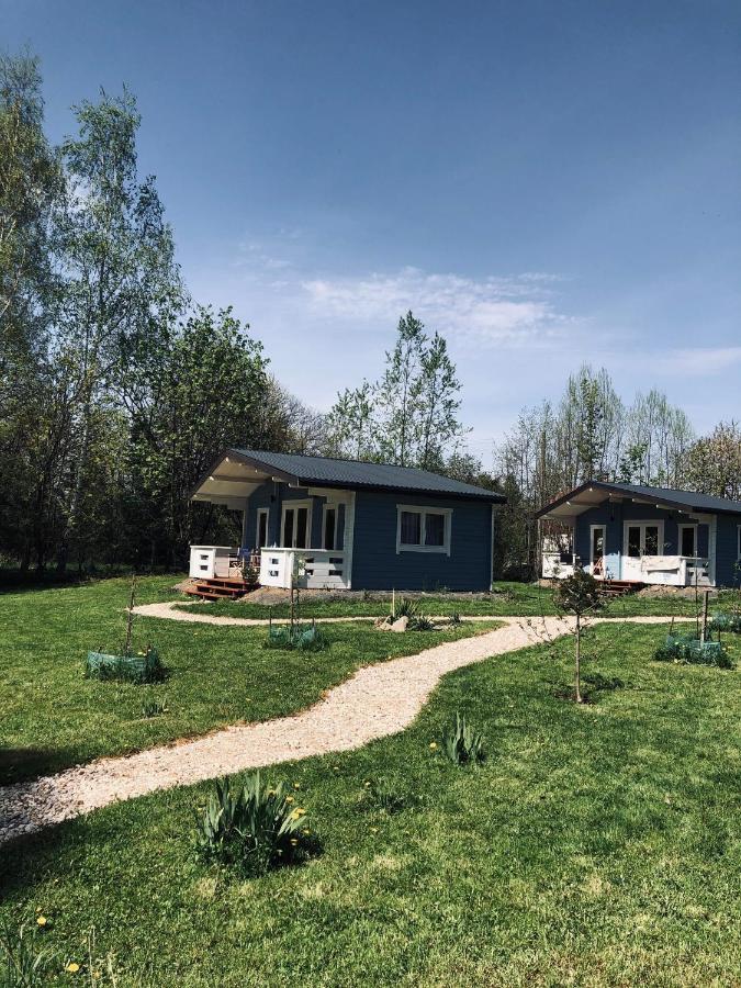 Domek Caloroczny Na Wylacznosc Niebieska Osada Nad Gorskim Potokiem Stary Waliszow 外观 照片